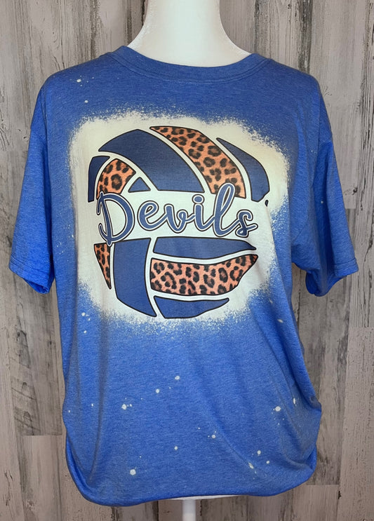 Blue Devils Volleyball Tee