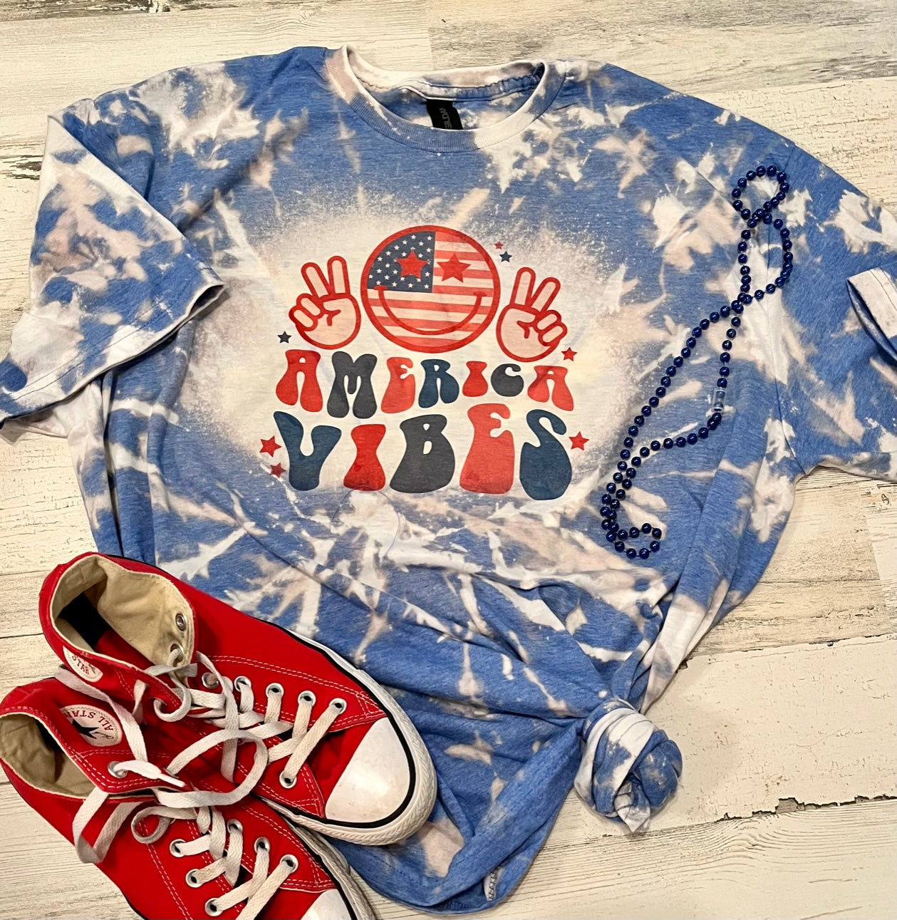 America Vibes Tie Dye Tee