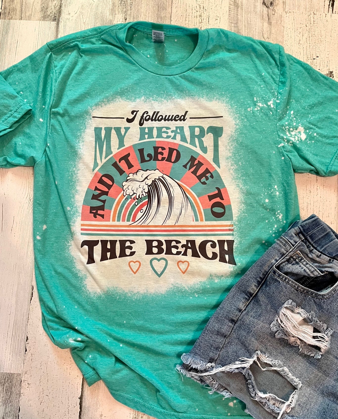 My Heart Led Me to the Beach Tee