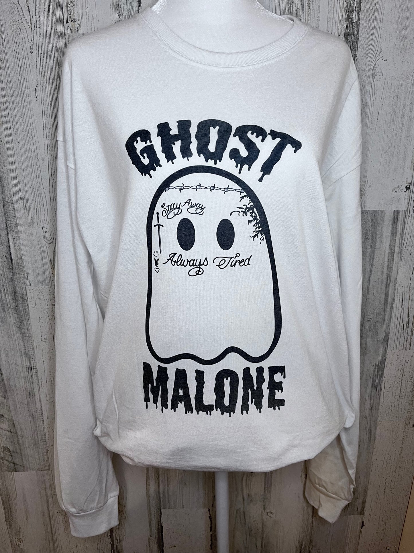 Ghost Malone Long Sleeve Tee