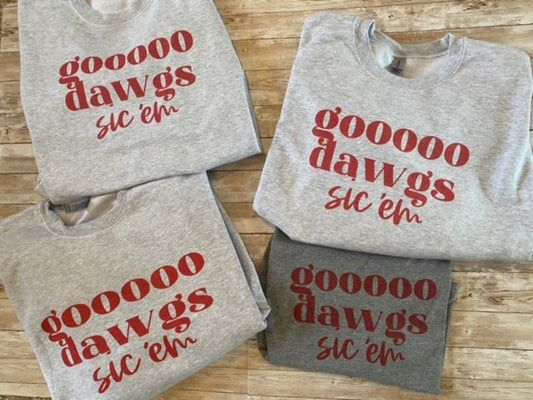 Go Dawgs Crewneck