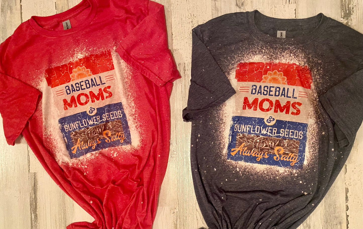 Salty Baseball Moms Tee