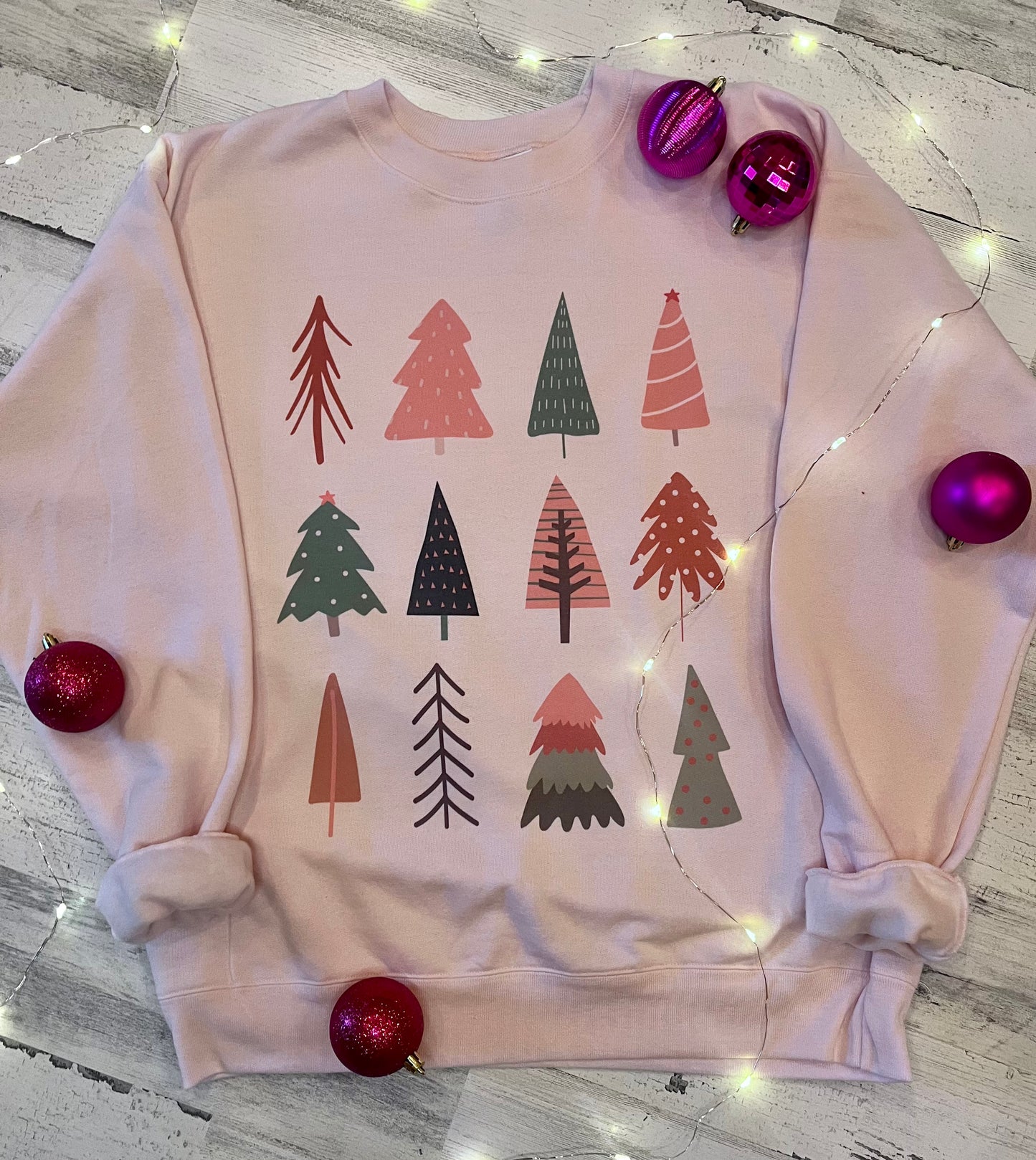 Pink Christmas Crewneck