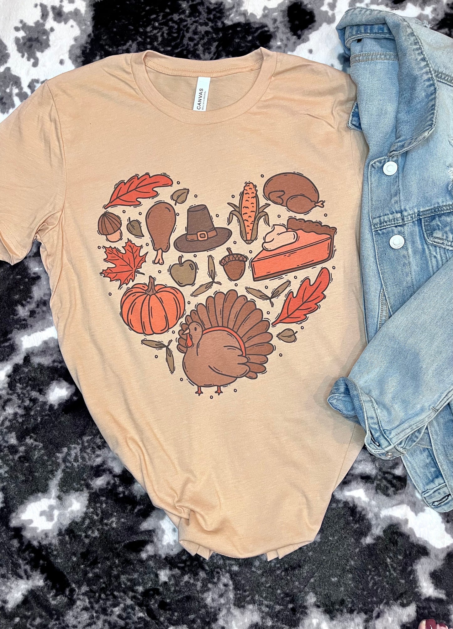 Thanksgiving Heart Tee